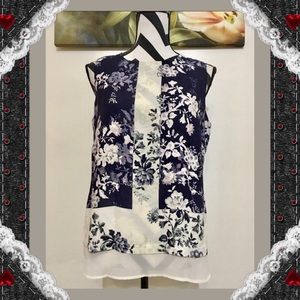 Rose & Olive Floral Printed Layer Blouse